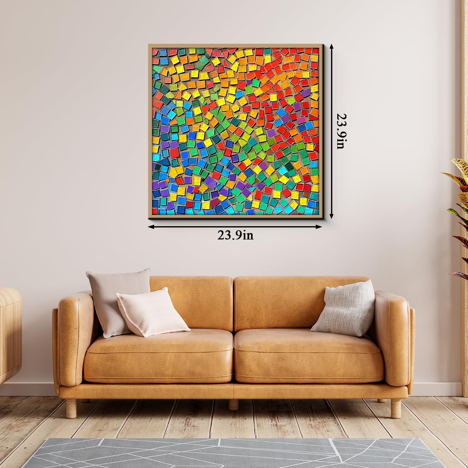 Amazon.com: Colorful Mosaic Puzzles for Adults 1000 Pieces